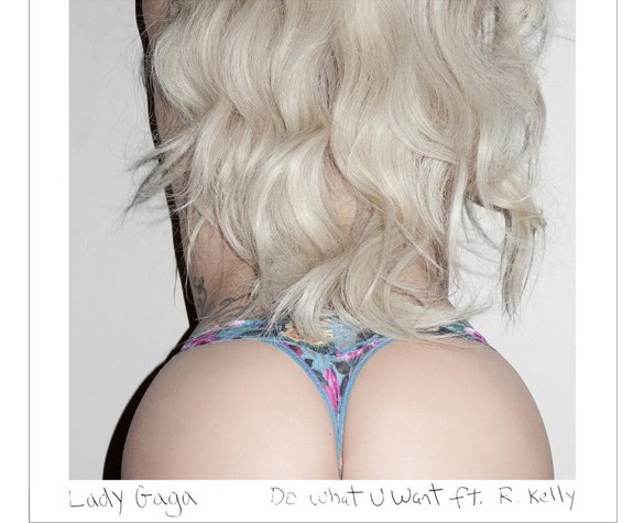 Lady Gaga khoe vong 3 tren anh bia single moi hinh anh