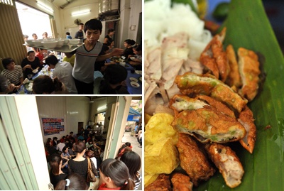 Choang voi 'bun dau tung centimet' ngo nho pho Hang Khay hinh anh