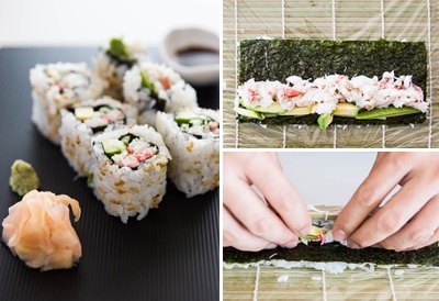 Sushi cuon kieu California moi la hap dan hinh anh