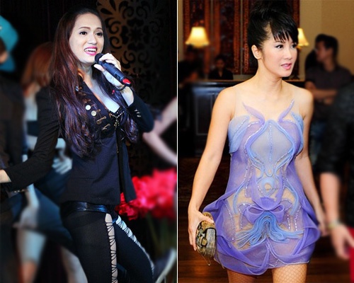 Huong Giang lo chan xau, Hong Nhung phan cam vi vay ren hinh anh