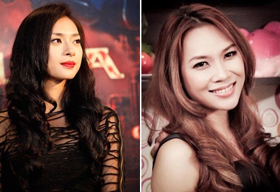 My nhan Vbiz 'e' trong tu the ngang cao dau hinh anh