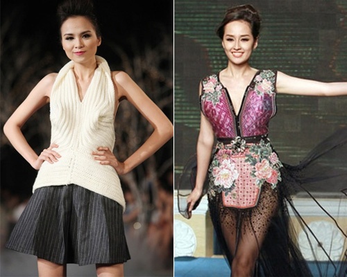 Bi hai khi Hoa hau dien catwalk hinh anh