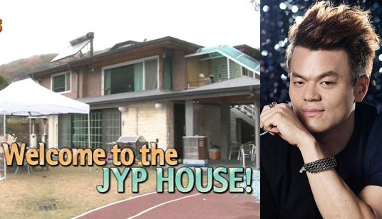 'Ong trum' JYP khoe nha sieu rong tren truyen hinh hinh anh