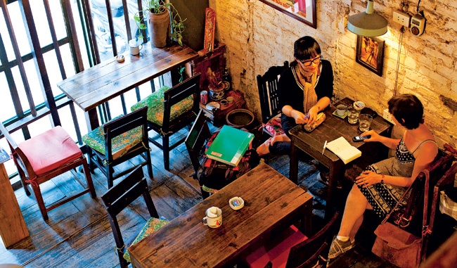 Nhung tiem ca phe o Ha Noi mo tu mung 1 Tet hinh anh