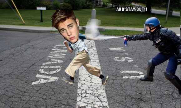 Hang van nguoi ky don yeu cau truc xuat Justin Bieber hinh anh