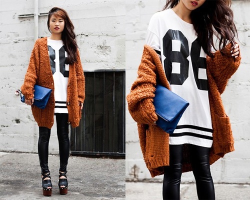 10 cach mac cardigan cuc chat ngay xuan hinh anh
