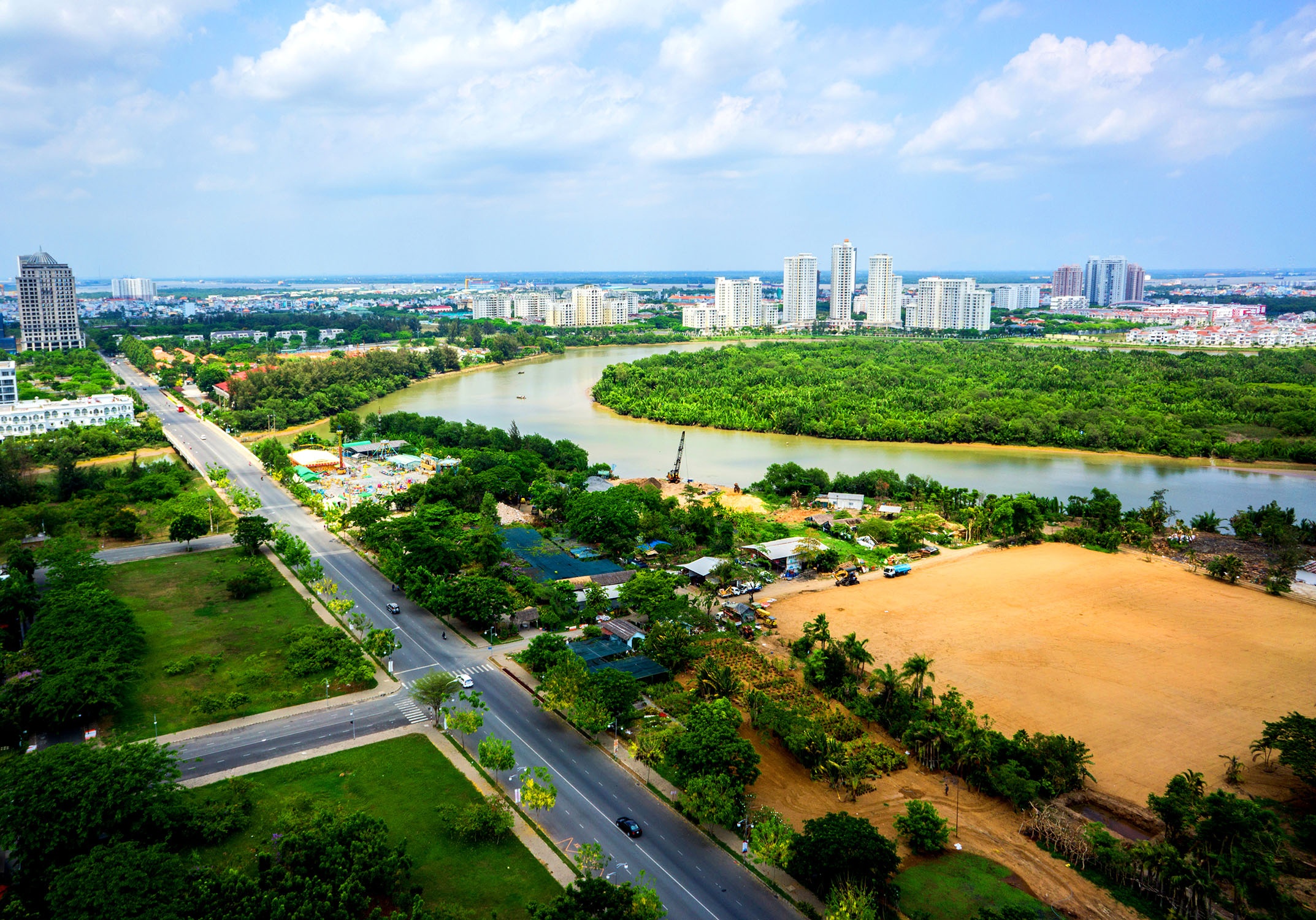 Ngam goc anh la ve Sai Gon tu tren cao hinh anh