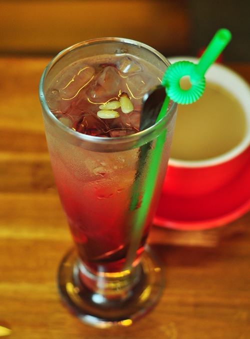 Nước dấm lựu.