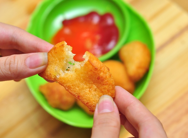 Tra la nep va xoi chien mini ngon la hinh anh