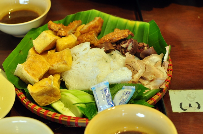 Bún đậu mẹt ngày nay.