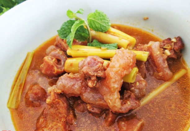 Gion ngon gan bo xao sa hinh anh