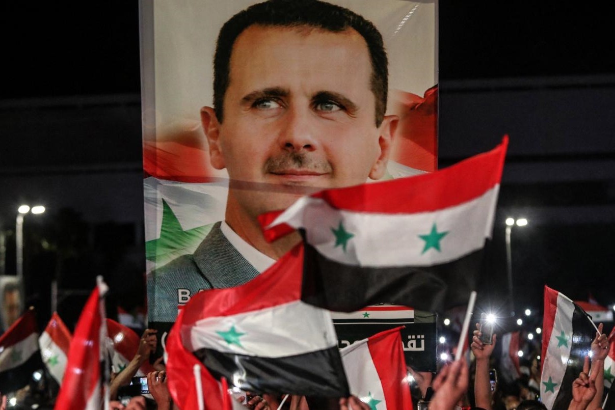 Ong Assad dac cu tong thong Syria nhiem ky thu tu hinh anh