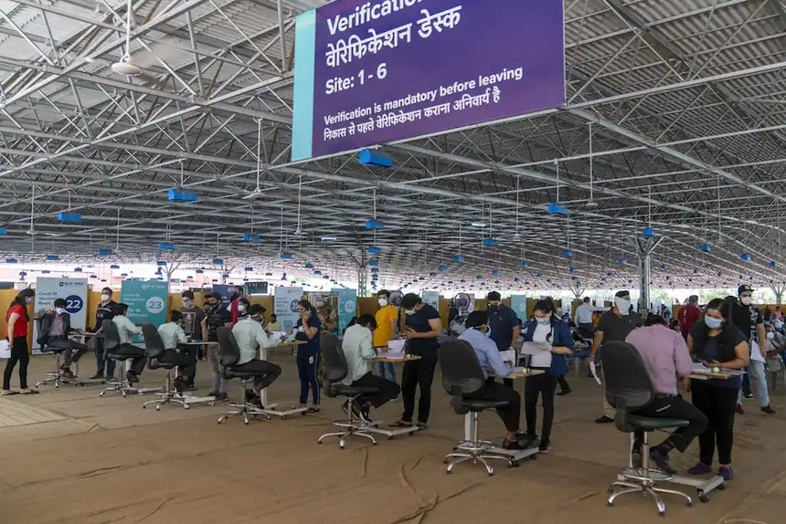 dich Covid-10 o An Do anh 1