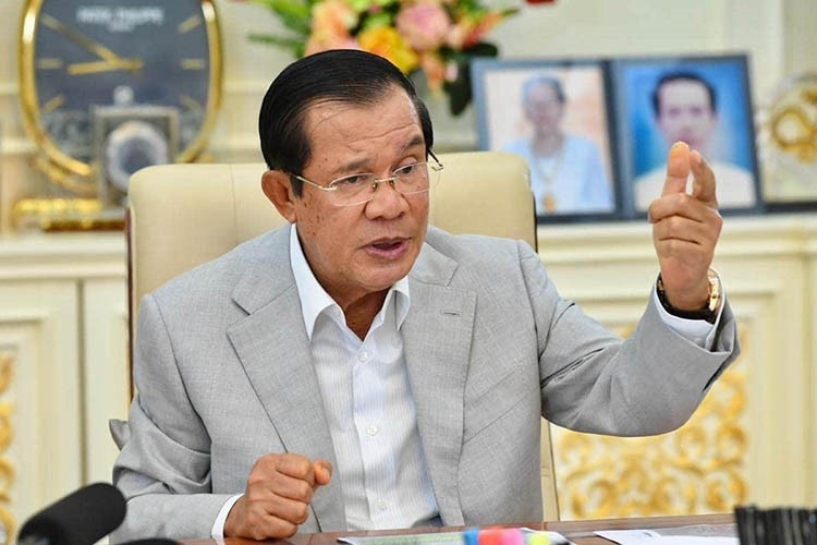 Thu tuong Hun Sen se cach ly 14 ngay do lien quan ca mac Covid-19 hinh anh