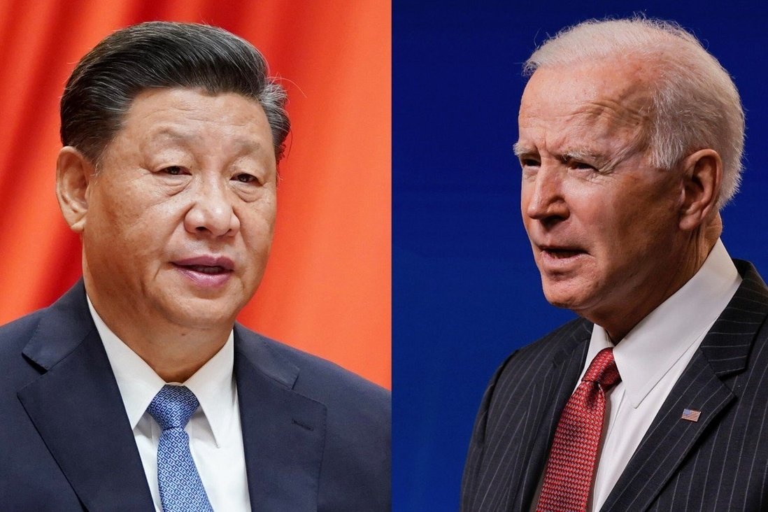 Ong Joe Biden va ong Tap Can Binh dien dam lan dau sau 7 thang hinh anh