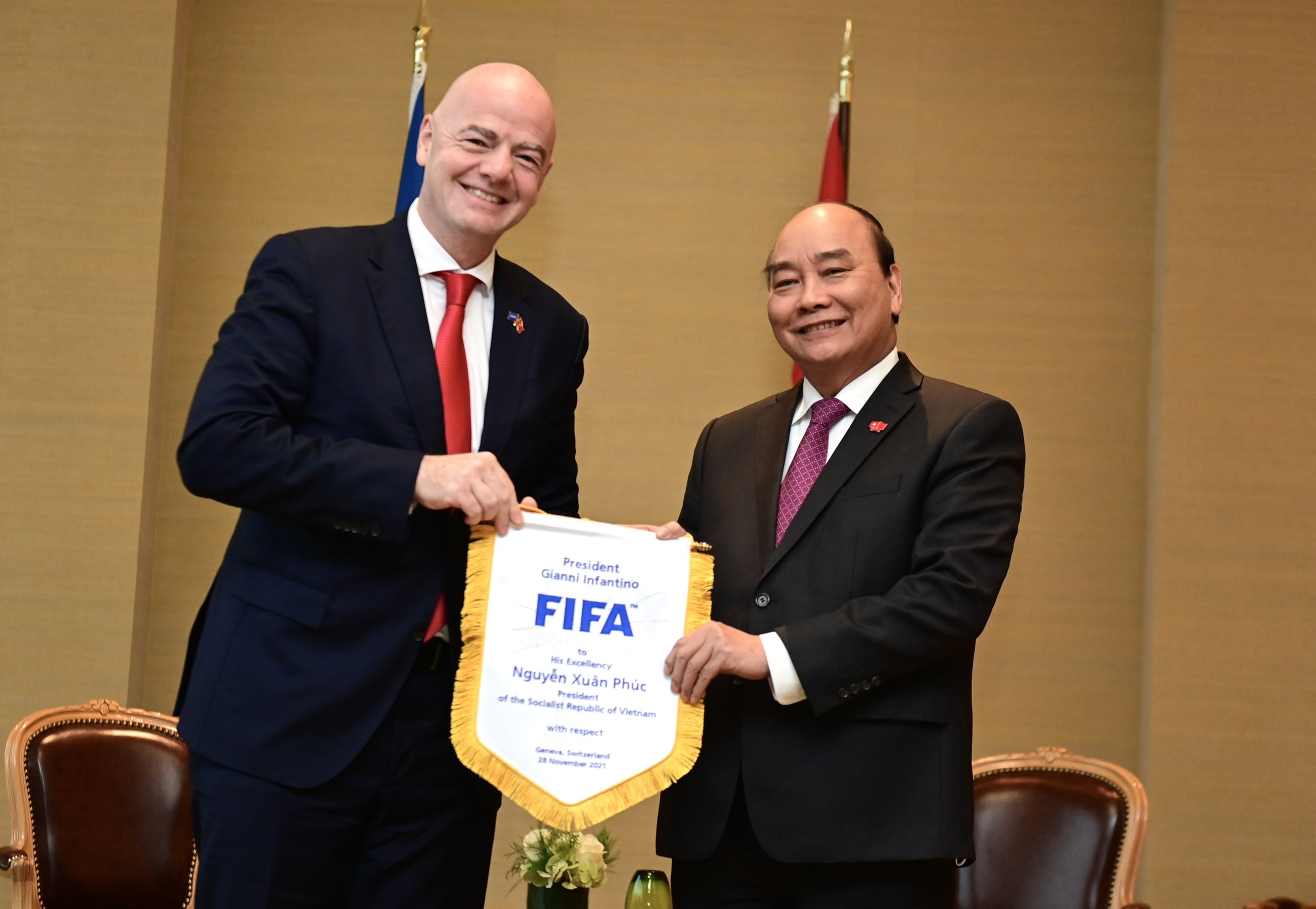 Chu tich nuoc gap chu tich FIFA anh 9