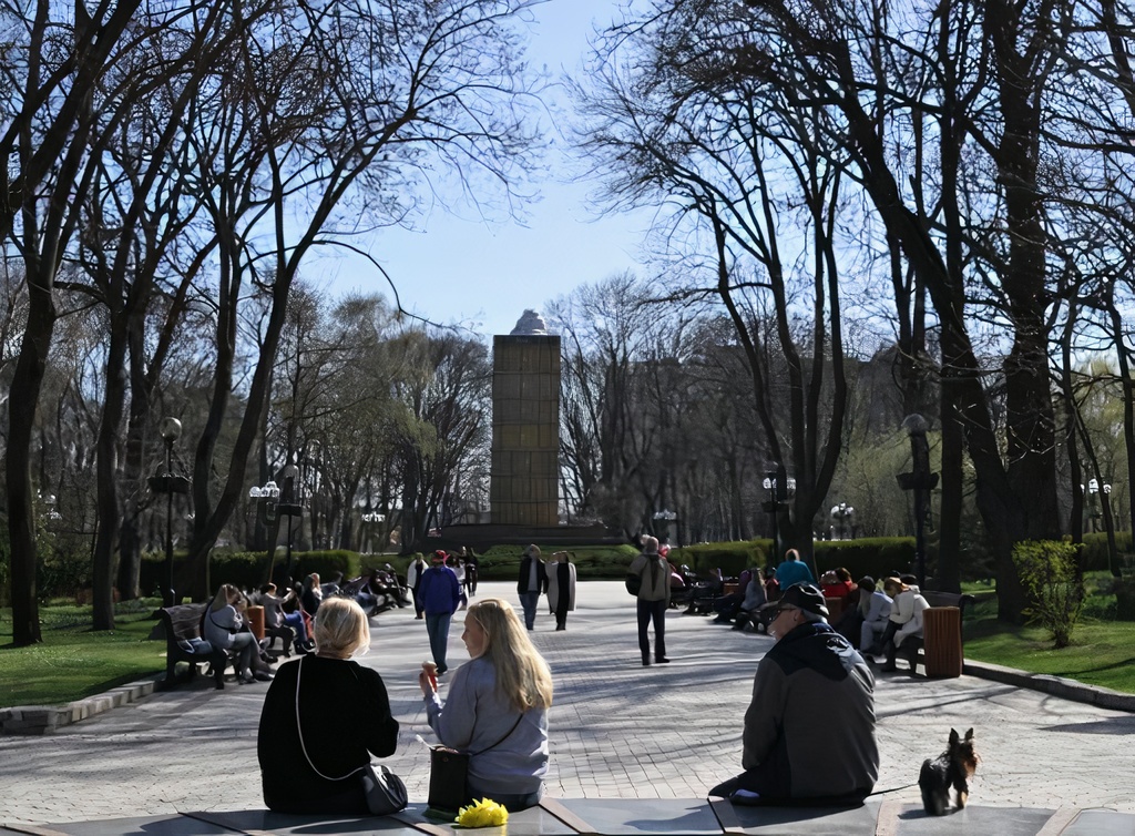 cuoc song nguoi dan tai kyiv anh 1