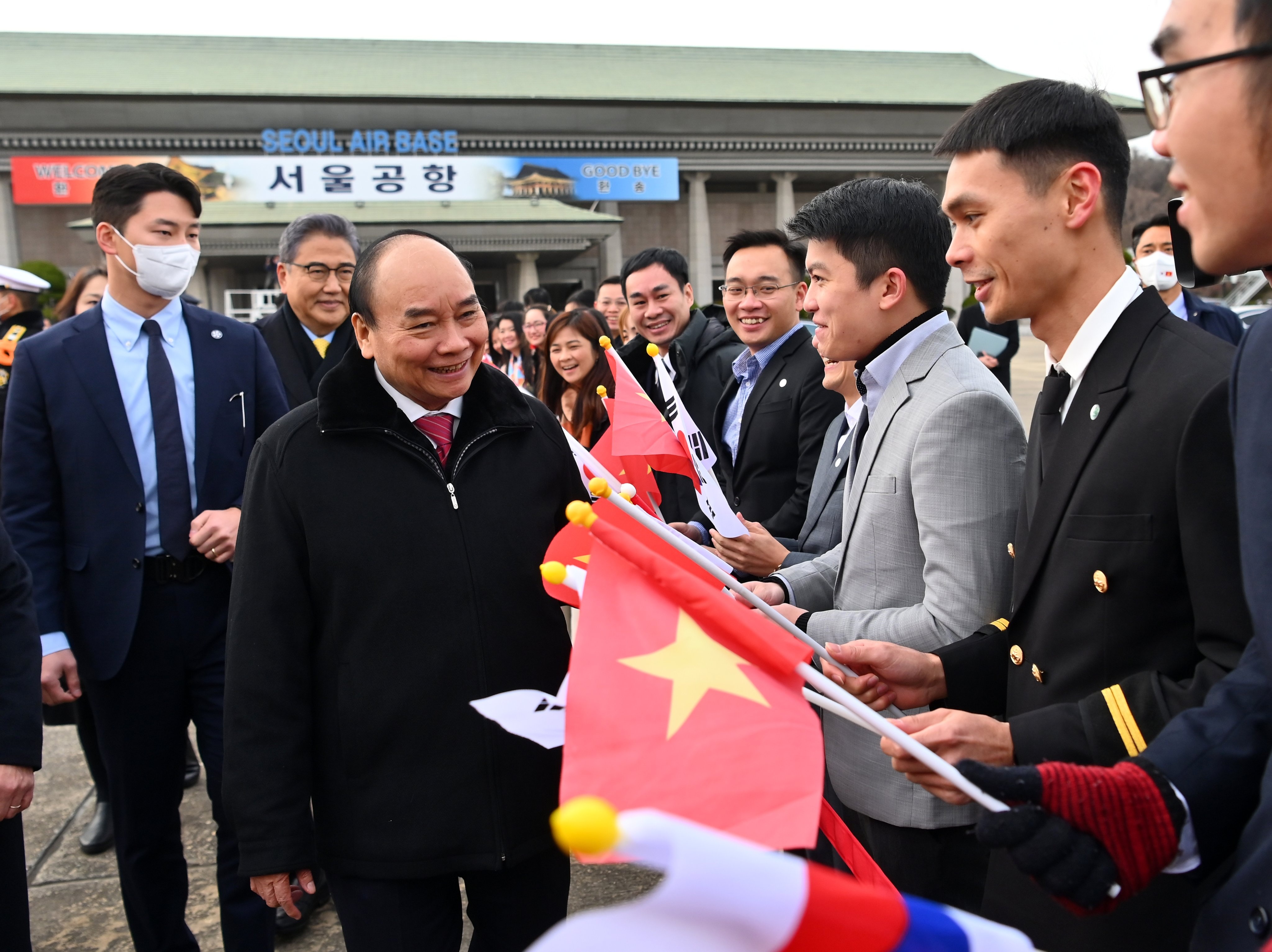 Chu tich nuoc toi Seoul, bat dau chuyen tham chinh thuc Han Quoc hinh anh
