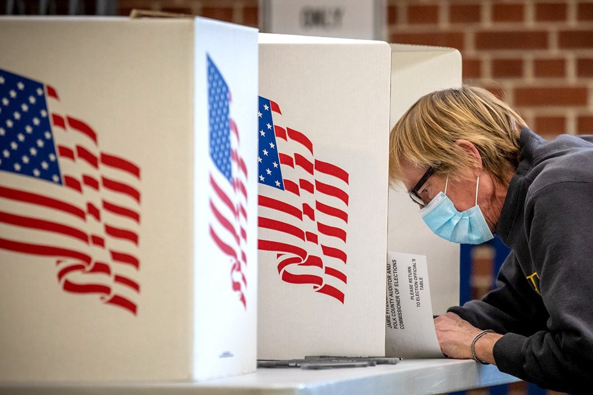 Nguoi thua dam trong bau cu giua ky My hinh anh