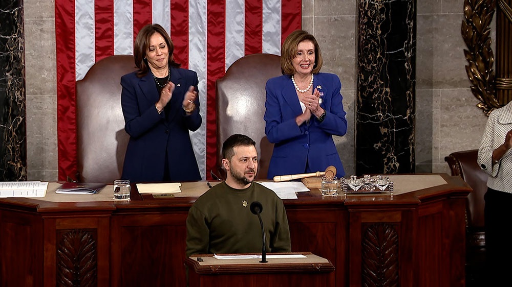 Tong thong Ukraine phat bieu truoc Quoc hoi My hinh anh