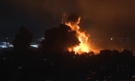 No lon rung chuyen khu vuc san bay o phia nam thu do Lebanon hinh anh