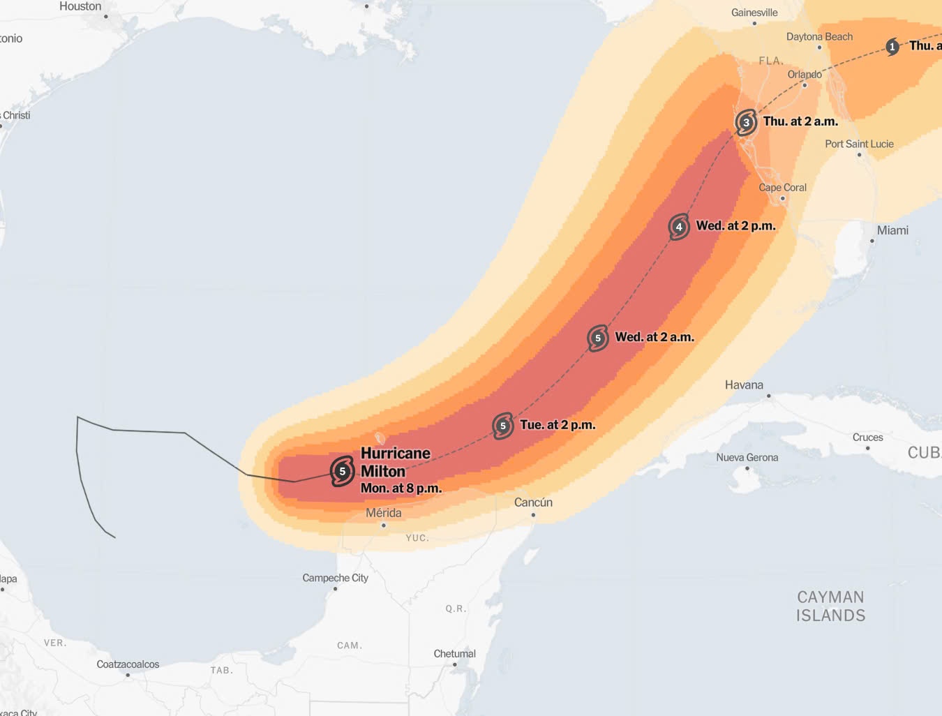 Cu dan Tampa nhan canh bao 'con bao toi te nhat trong doi' hinh anh