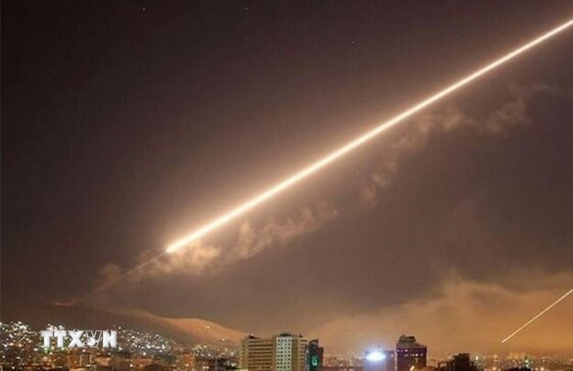 Israel khong kich dien rong tai Syria hinh anh