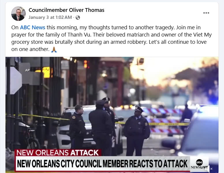 Chu sieu thi goc Viet o New Orleans bi ban chet hinh anh