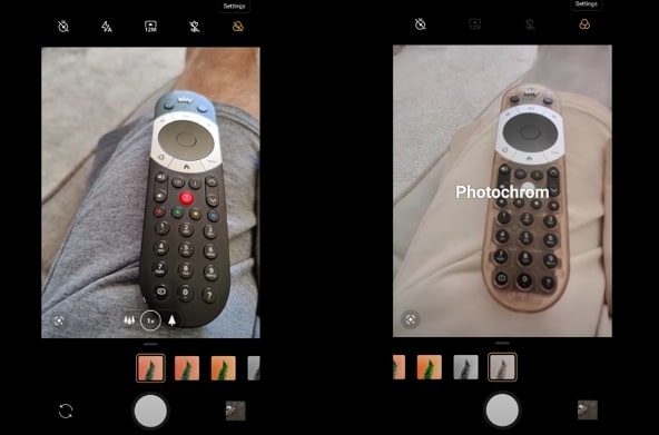 Dien thoai Android co chuc nang chup xuyen thau do vat va quan ao hinh anh