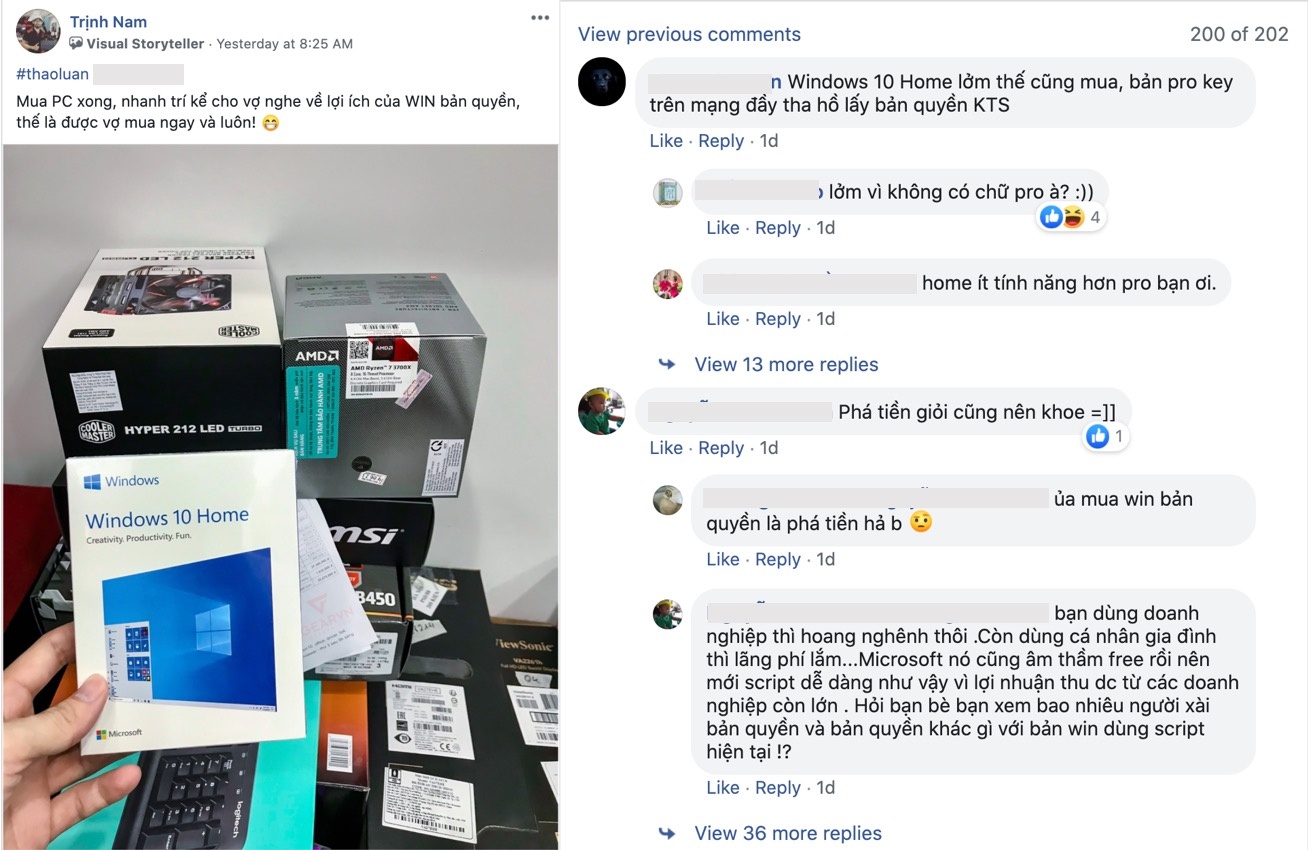 su dung ban quyen win lau,  tac hai xai win lau,  co nen xai win lau anh 1