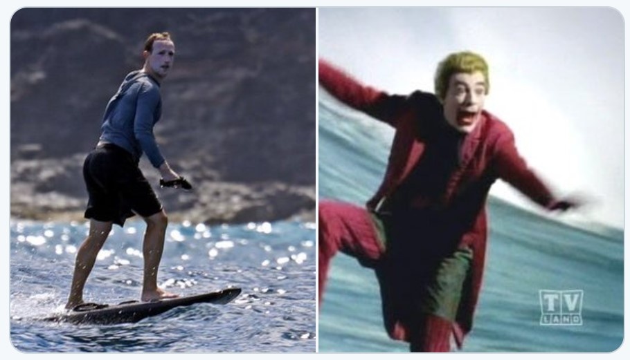 Mark Zuckerberg bi che anh meme,  Mark Zuckerberg trang bech,  Mark Zuckerberg voi khuon mat day kem chong nang anh 2