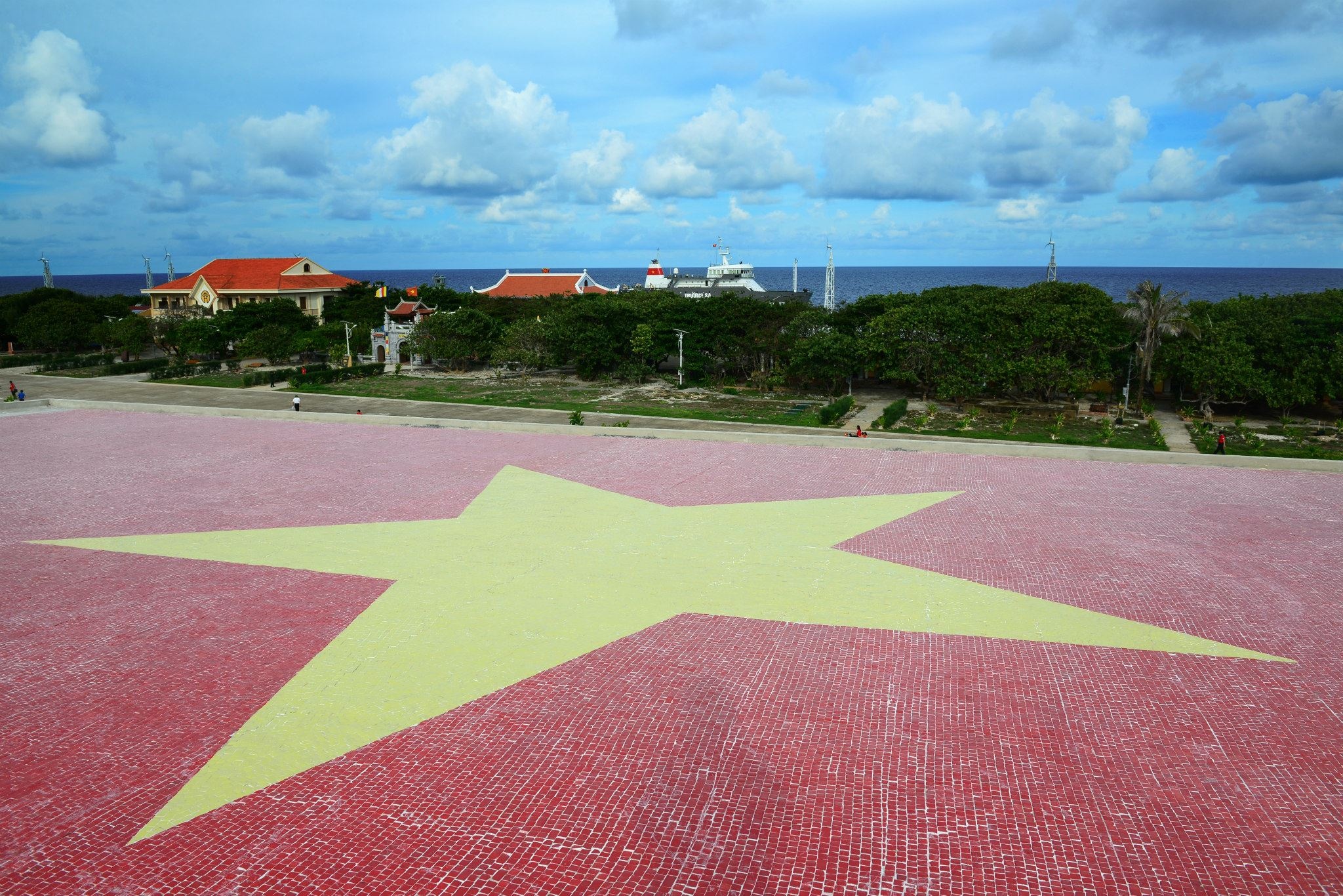 Đảo Trường Sa Lớn. Ảnh: Anh Tuấn.