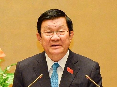 Chu tich nuoc chua thuc hien quyen trieu tap Chinh phu hinh anh