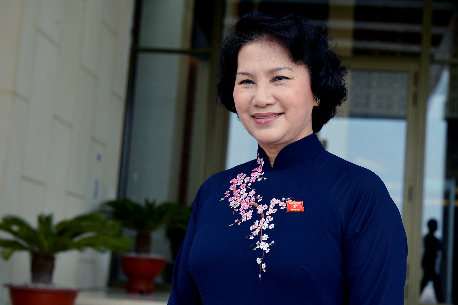 Chủ tịch Quốc hội Nguyễn Thị Kim Ngân diện áo dài ảnh 12 Chu tich Quoc hoi Nguyen Thi Kim Ngan dien ao dai anh 12