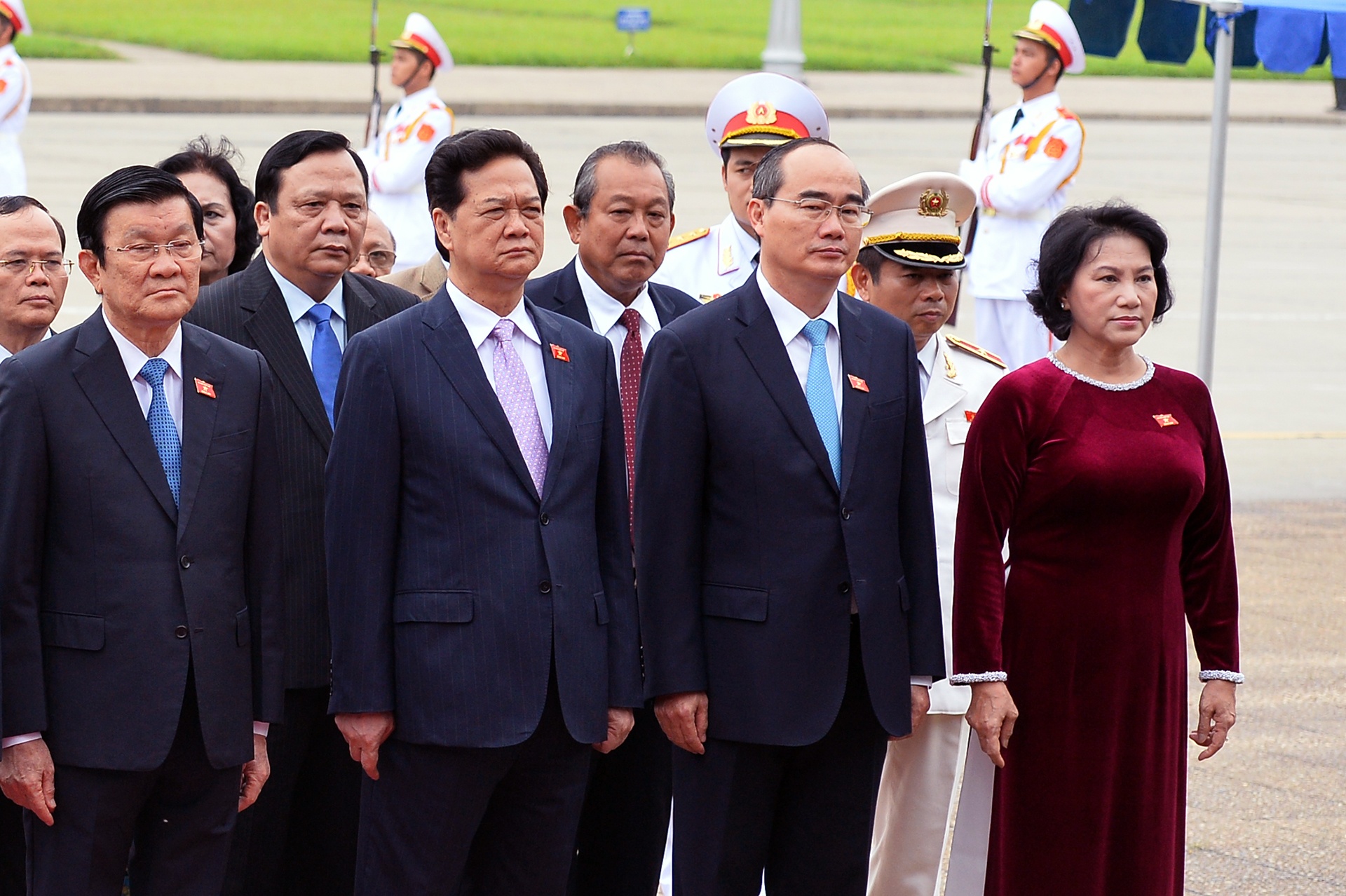 Chủ tịch Quốc hội Nguyễn Thị Kim Ngân diện áo dài ảnh 6 Chu tich Quoc hoi Nguyen Thi Kim Ngan dien ao dai anh 6