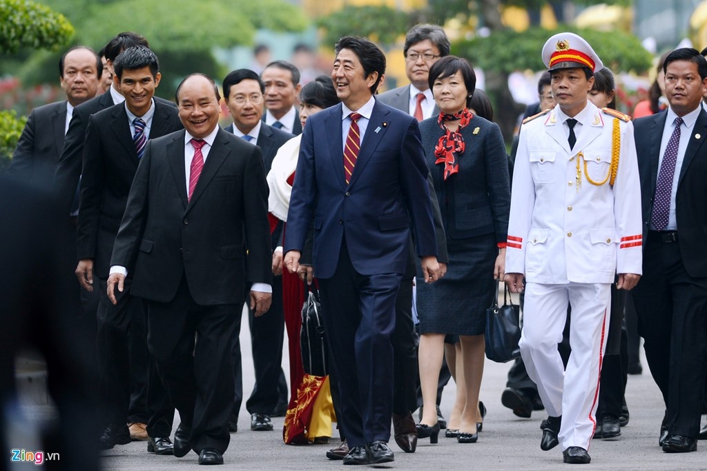 Abe thăm Việt Nam ảnh 4 Abe tham Viet Nam anh 4