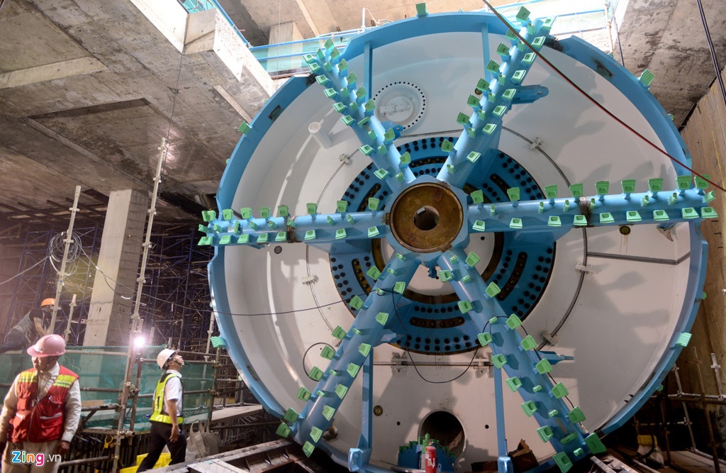 Robot hien dai du kien khoan ham metro Sai Gon tu 26/5 hinh anh