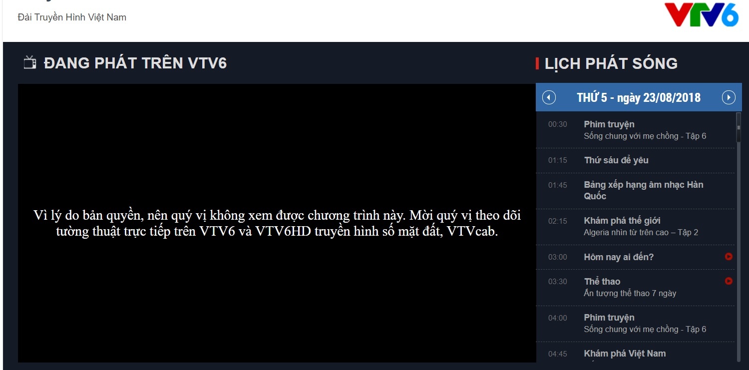 Vì lý do bản quyền, VTV6 phải dừng phát sóng trận Olympic VN vs Olympic Bahrain ảnh 1 Vi ly do ban quyen, VTV6 phai dung phat song tran Olympic VN vs Olympic Bahrain anh 1