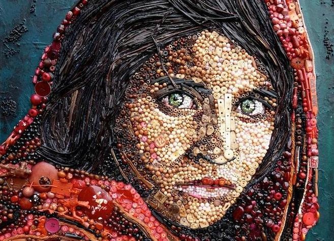 Co nang ghep tranh tu hang trieu do vat nho hinh anh