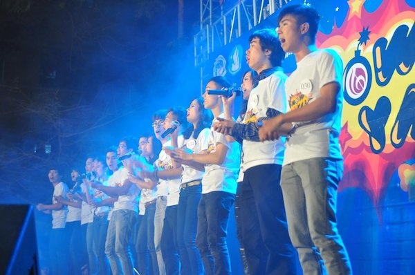 Cuoc thi ca hat danh cho sinh vien Ha Noi hinh anh