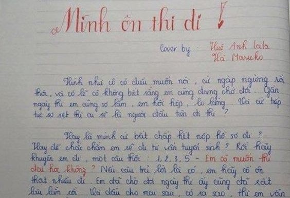 Bai nhac che 'Minh on thi di' mua tuyen sinh 2014 hinh anh