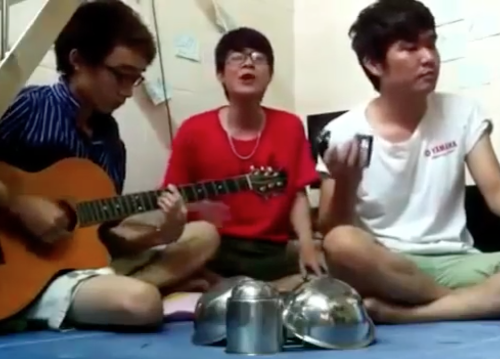 Clip cover 'Em cua ngay hom qua' phien ban sinh vien hinh anh