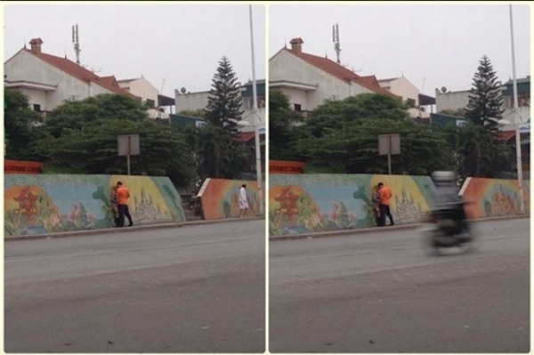 Bức ảnh một cặp đôi làm chuyện ấy ngay giữa đường phố Hà Nội khiến cư dân mạng ngỡ ngàng.