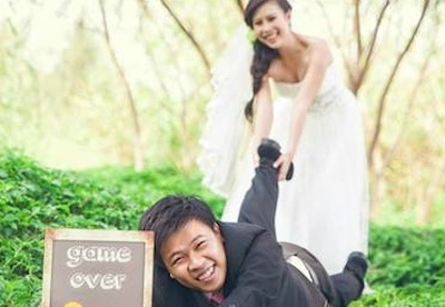 Cap doi che anh cuoi chinh minh: 'Vo la cuc no doi anh' hinh anh