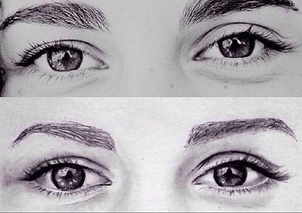 Những đôi mắt rất có hồn, chân thực như ảnh chụp.