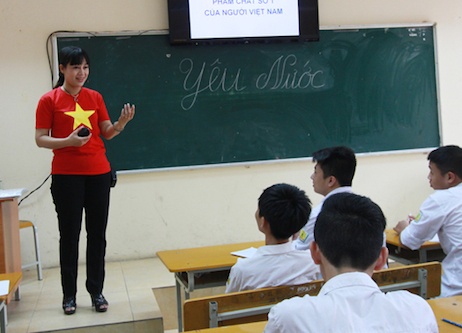 Tiet hoc Yeu nuoc hinh anh