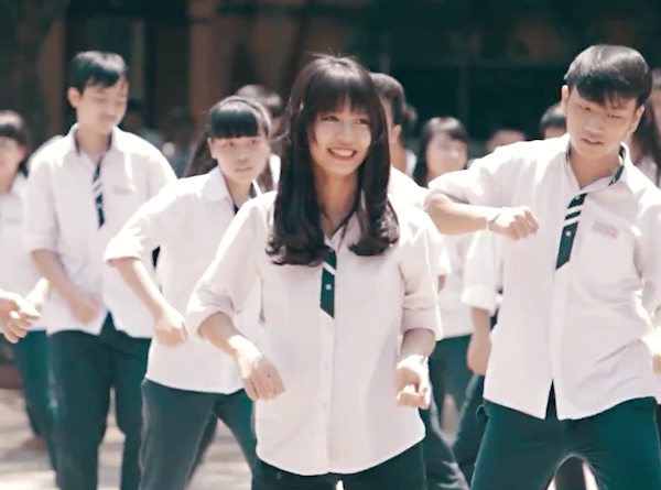Clip chia tay theo phong cach 'Happy' cua teen Tran Phu hinh anh