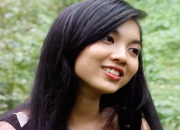 Clip Ha Uyen cover 'Wake me up' hinh anh