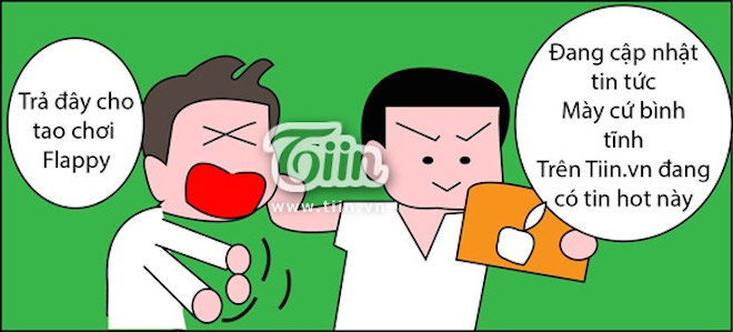 Đâu cần đọc báo giấy hay về nhà mở máy tính mới cập nhật được tin tức. Thời đại bây giờ đã khác rồi. Ngồi ngay tại lớp bạn cũng có thể cập nhật mọi chuyện đang diễn ra trên mặt báo.