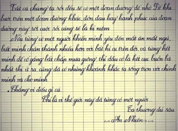 Net chu dep nhu in cua nu sinh lop 11 hinh anh